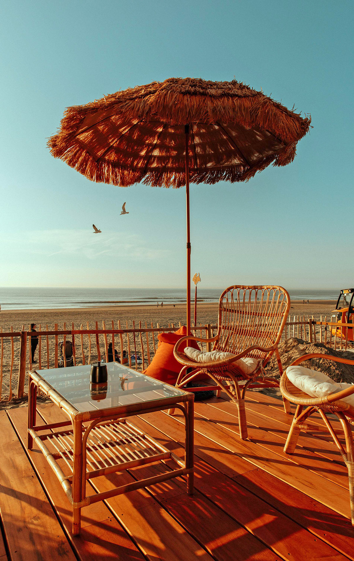 Interieur Venti beach houses, strandhuisjes, Zandvoort - BINT architecten